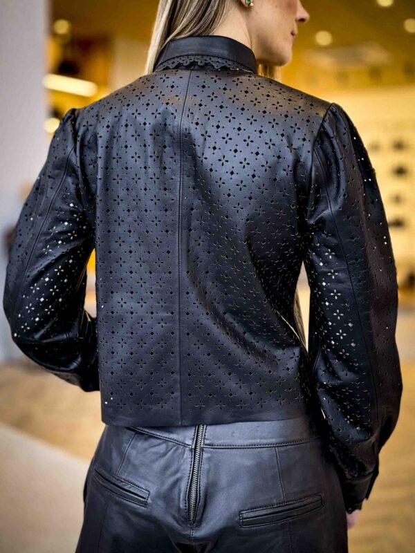 Chianti Goatskin Leather Shirt