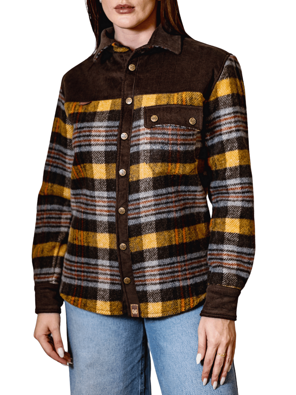 Ausentes Wool Lumberjack-Style Shirt