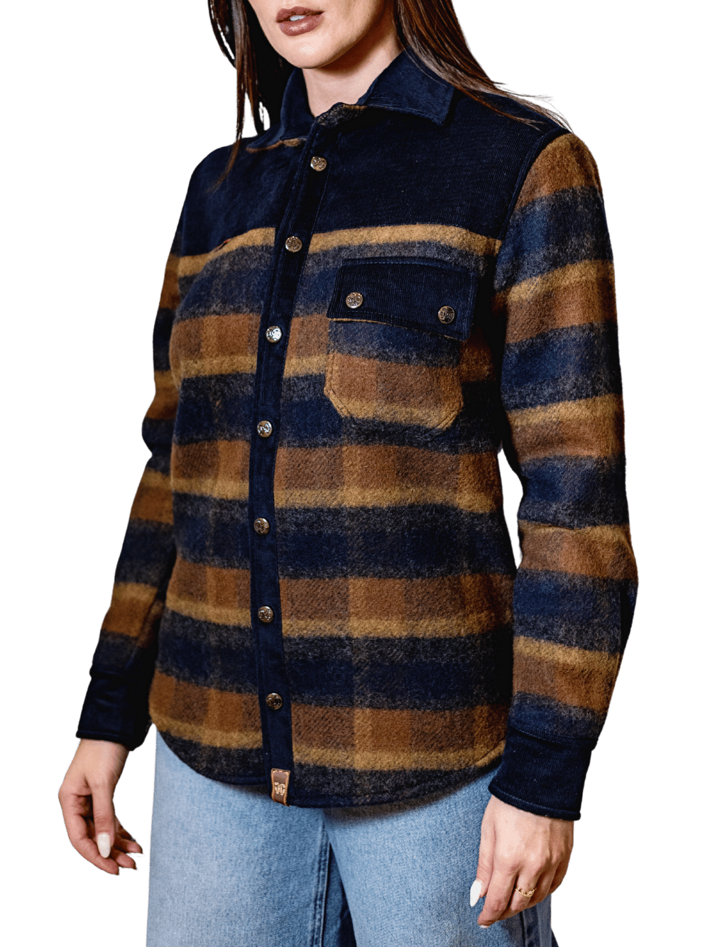 Ausentes Wool Lumberjack-Style Shirt