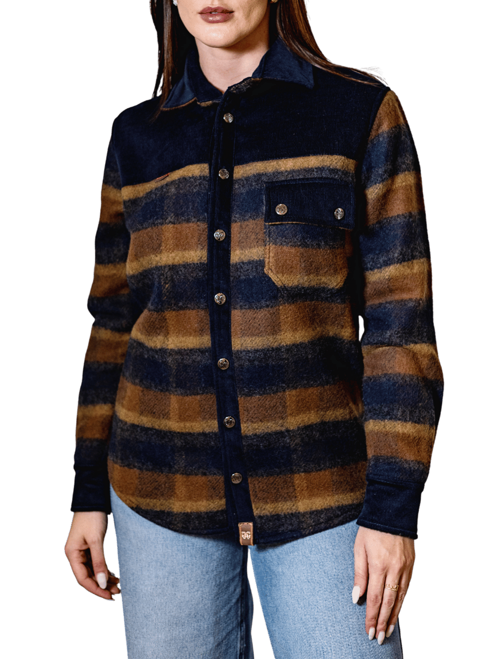 Ausentes Wool Lumberjack-Style Shirt