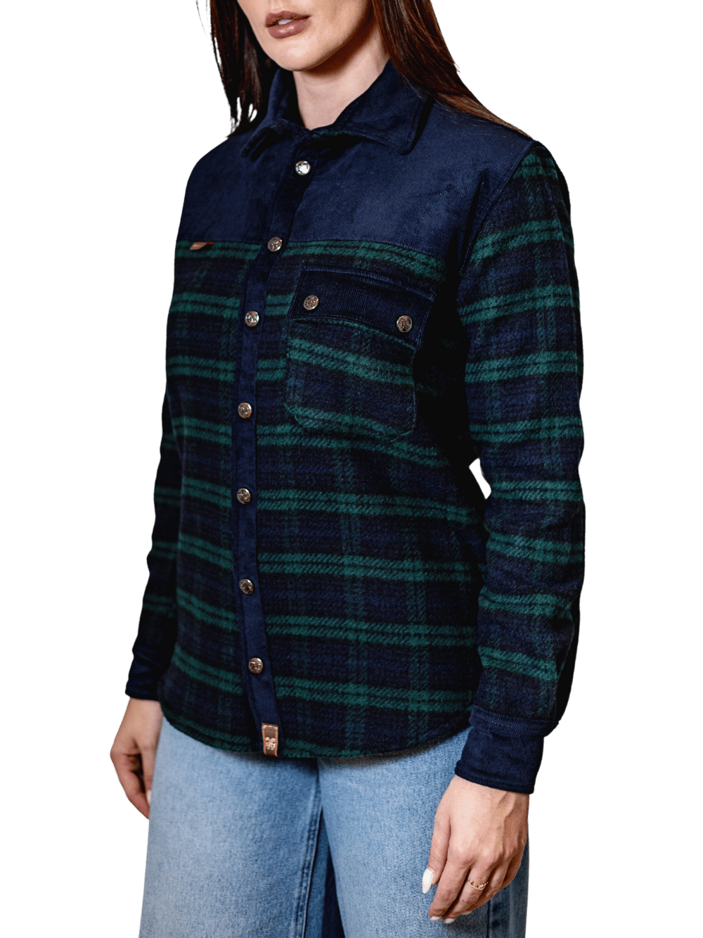 Ausentes Wool Lumberjack-Style Shirt