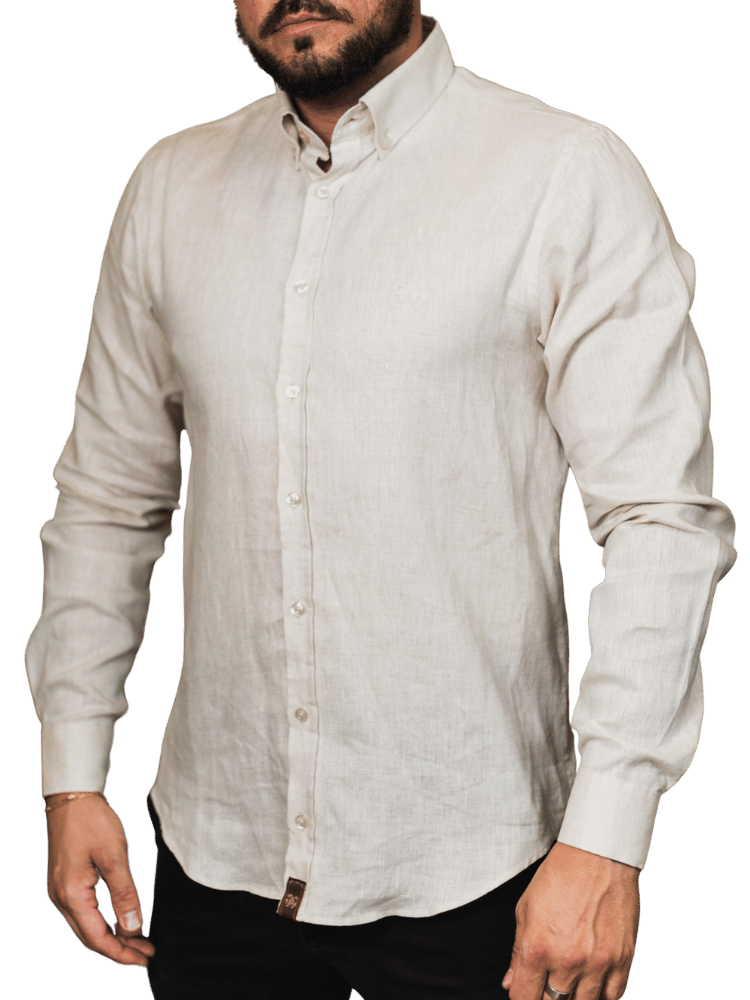 Estribo Natural Linen Shirt