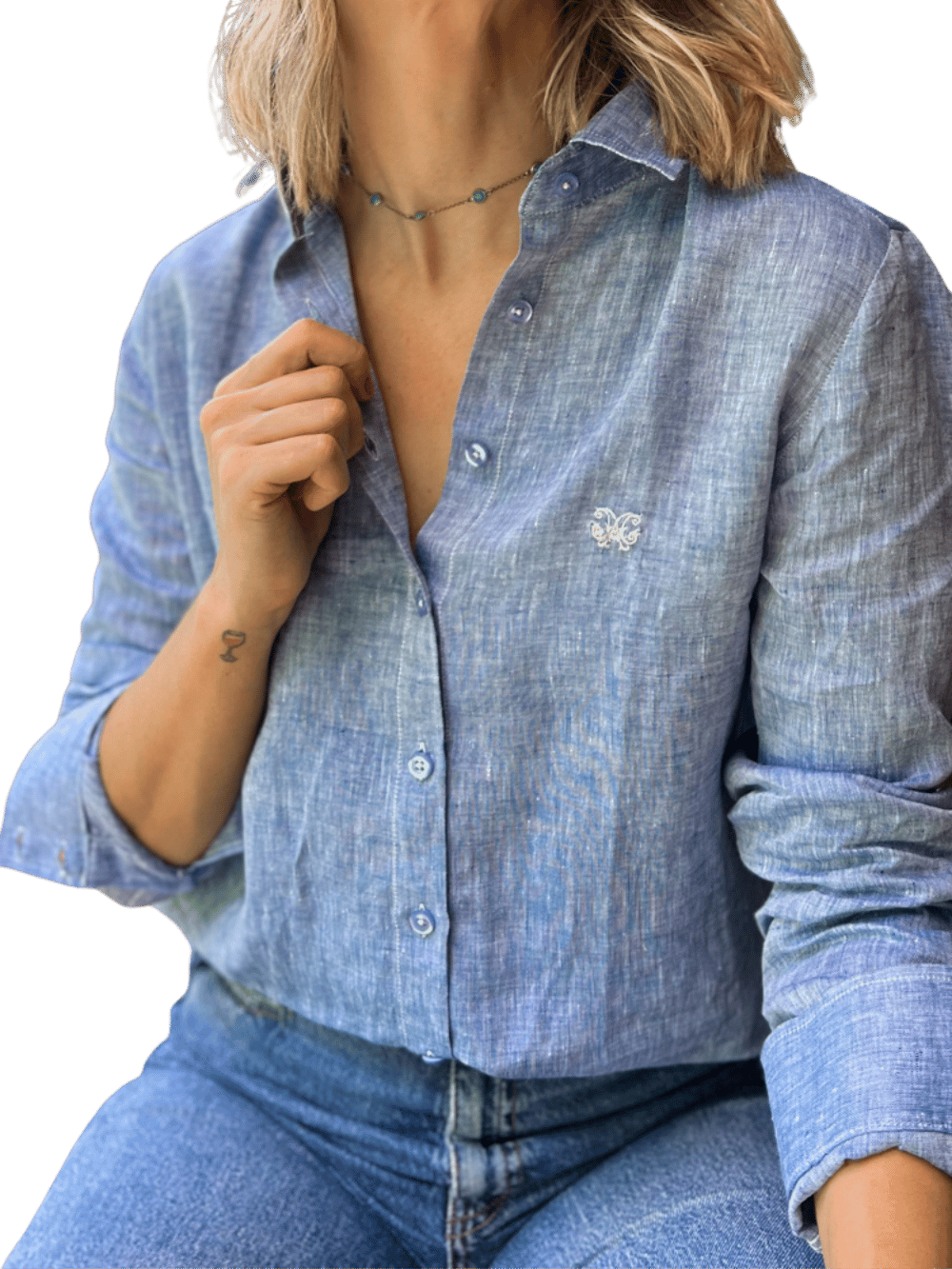 Hortênsia Natural Linen Shirt