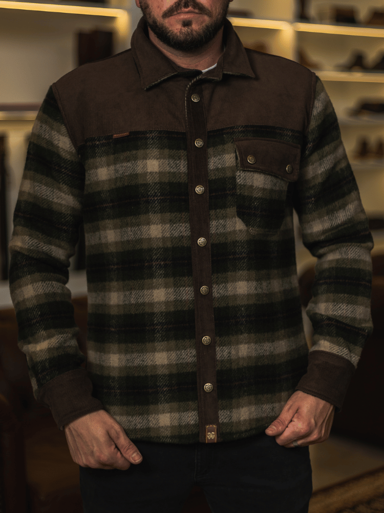 Wool Lumberjack-Style Shirt