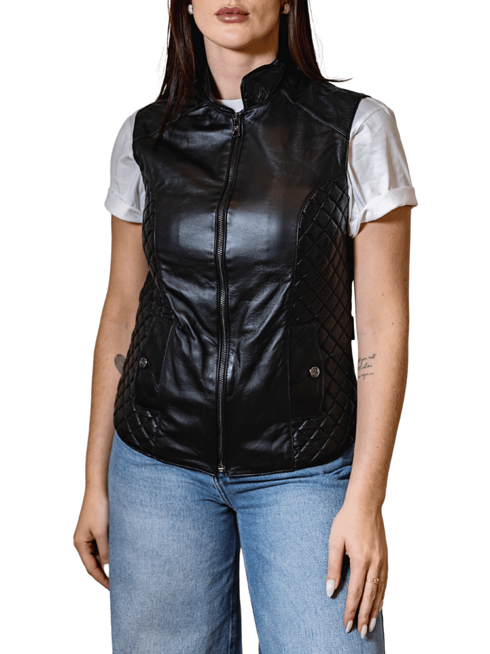 Piratini Goatskin Leather Vest