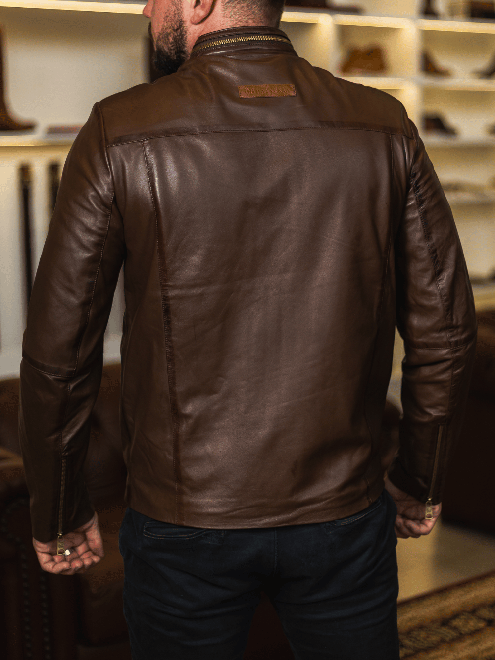 Tapera Goatskin Leather Jacket