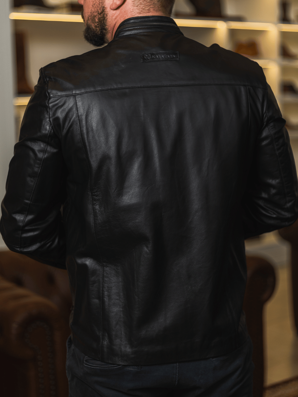 Tapera Goatskin Leather Jacket