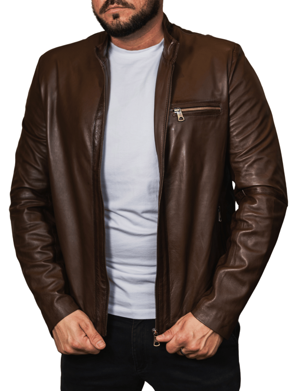 Tapera Goatskin Leather Jacket