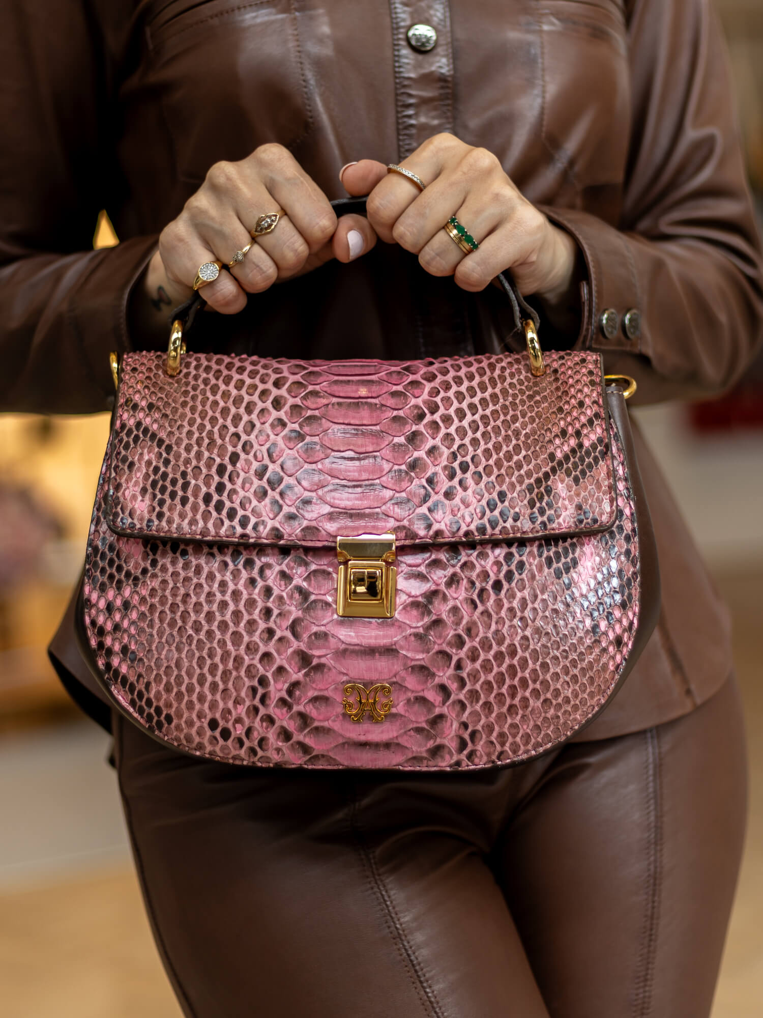 Milonguita Python Collection Bag