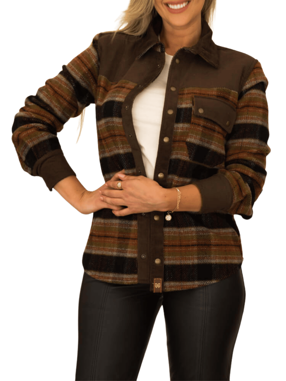 Ausentes Wool Lumberjack-Style Shirt