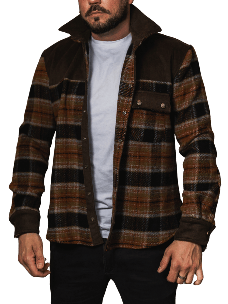 Wool Lumberjack-Style Shirt