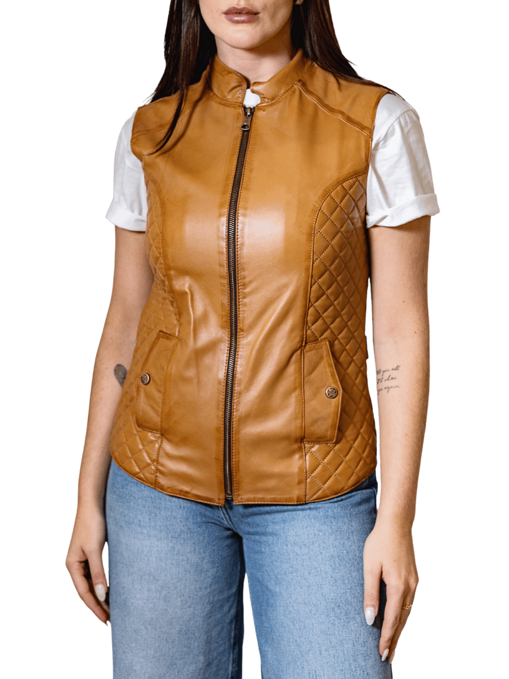 Piratini Goatskin Leather Vest