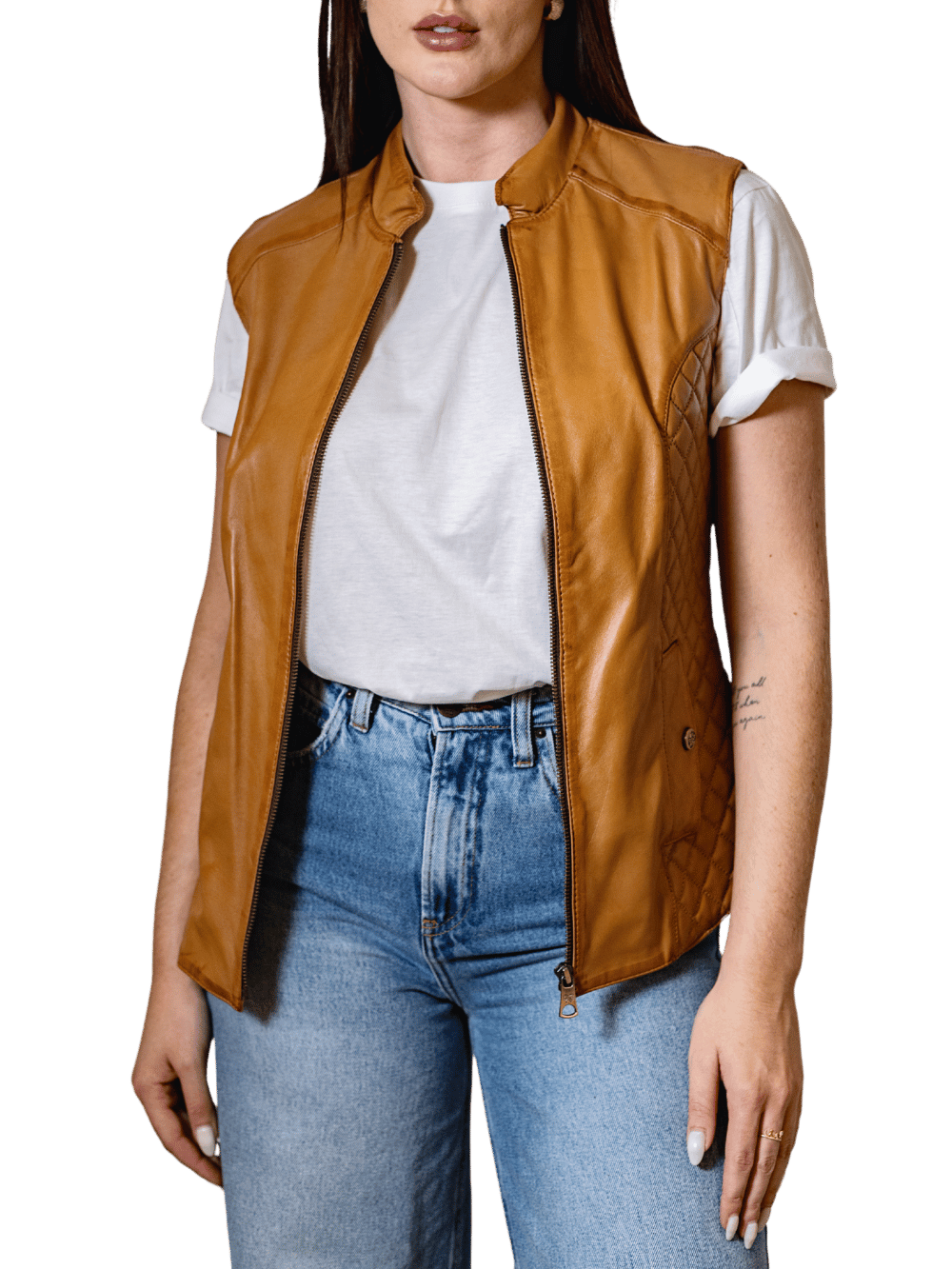 Piratini Goatskin Leather Vest