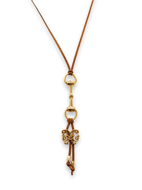 Bridle Leather Necklace