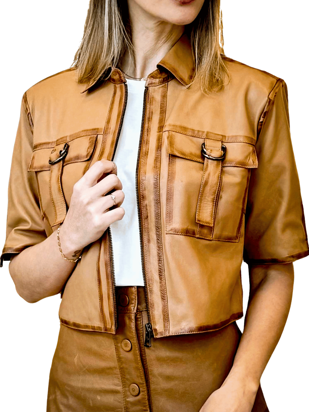 Molino Goatskin Leather Jacket