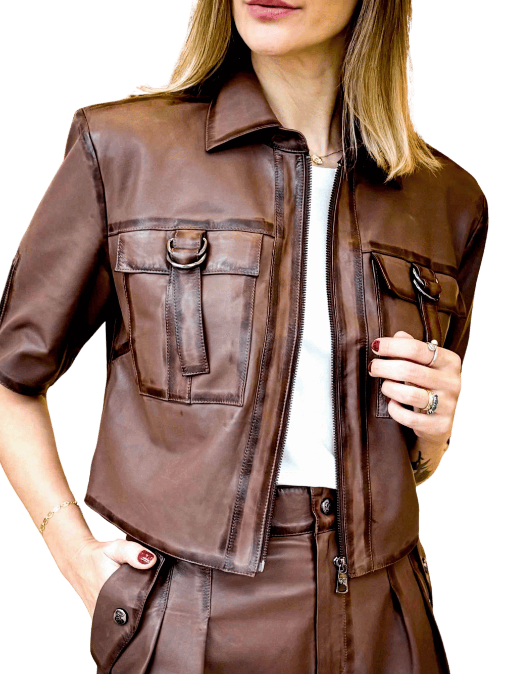 Molino Goatskin Leather Jacket