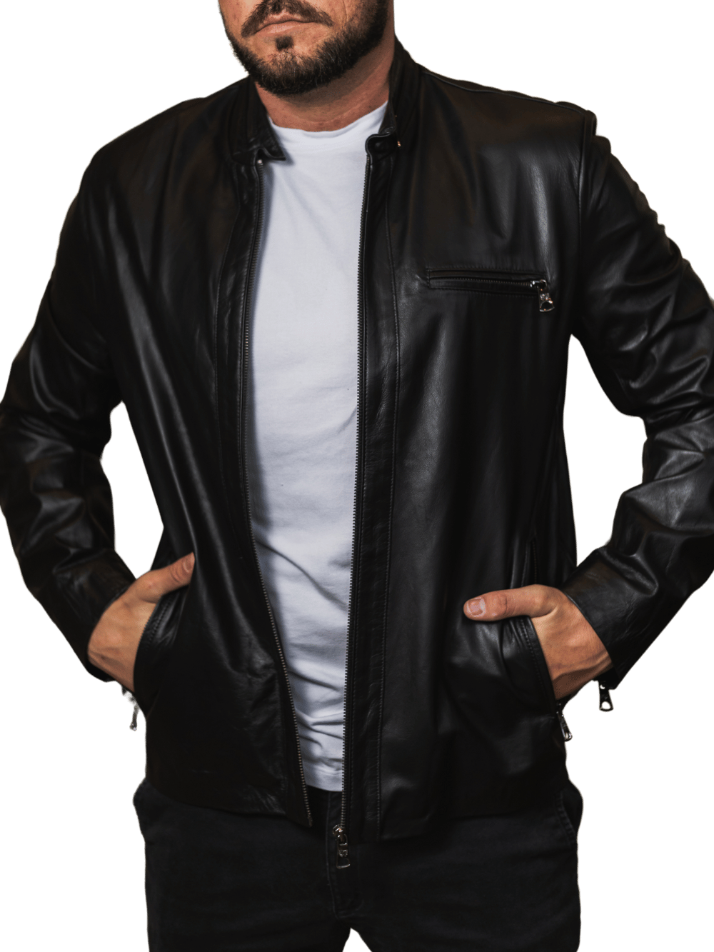 Tapera Goatskin Leather Jacket